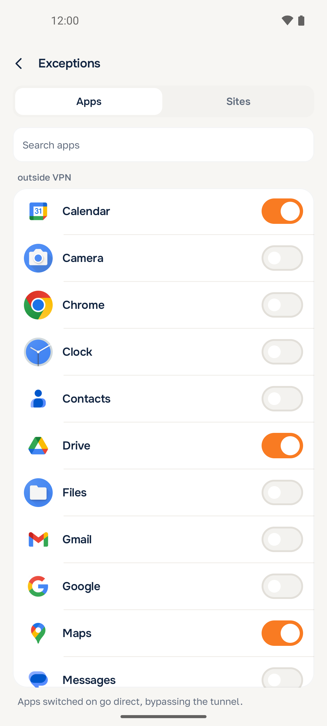 For an app